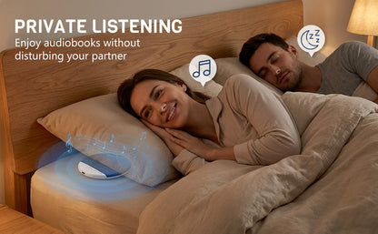 Under-Pillow Sleep Aid Bluetooth Speaker | White Noise · 3-Stage Timer · Ultra-Slim Design