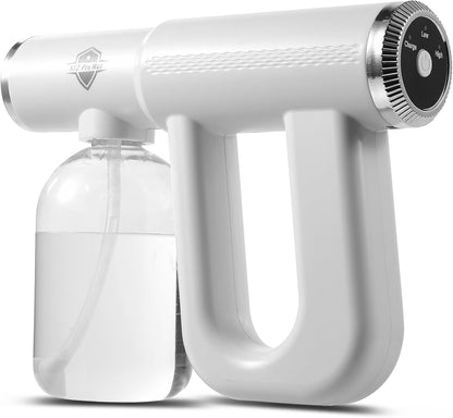 Cordless Nano Mist Sanitizer Spray Gun – Blue Light Atomizer Fogger