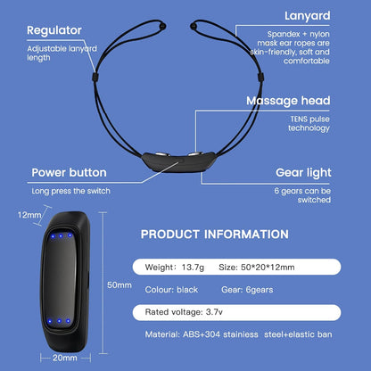 Smart Anti-Snoring Device – Silent Sleep Solution with Intelligent Vibration Technology