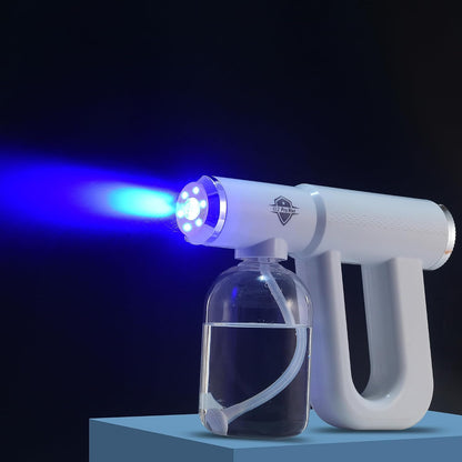 Cordless Nano Mist Sanitizer Spray Gun – Blue Light Atomizer Fogger