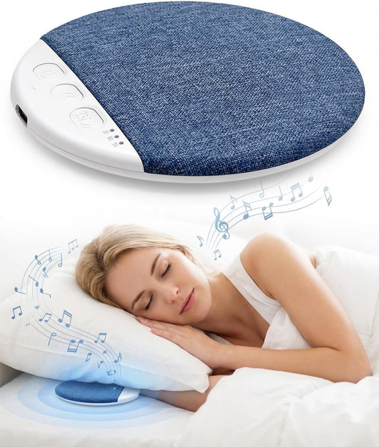 Under-Pillow Sleep Aid Bluetooth Speaker | White Noise · 3-Stage Timer · Ultra-Slim Design