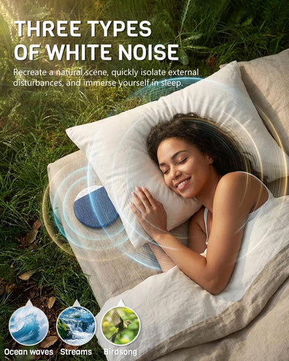 Under-Pillow Sleep Aid Bluetooth Speaker | White Noise · 3-Stage Timer · Ultra-Slim Design